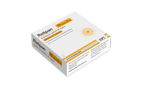 RELIPAN 75MG  5 AMP (Box)