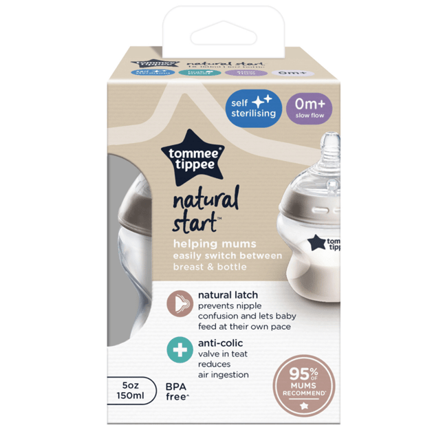 TOMMEE TIPPEE NATURAL START 150ML 0M+ 28124MO