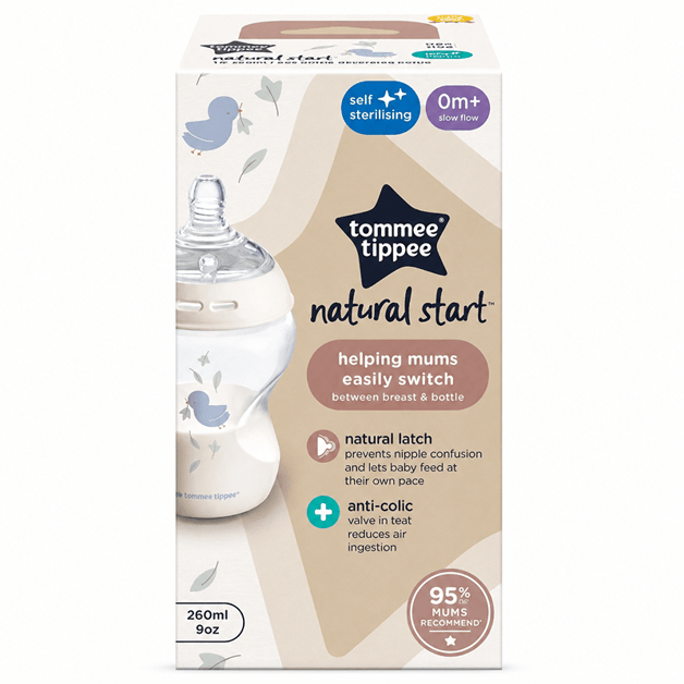 TOMMEE TIPPEE NATURAL START 250ML 0M+ 23224MO