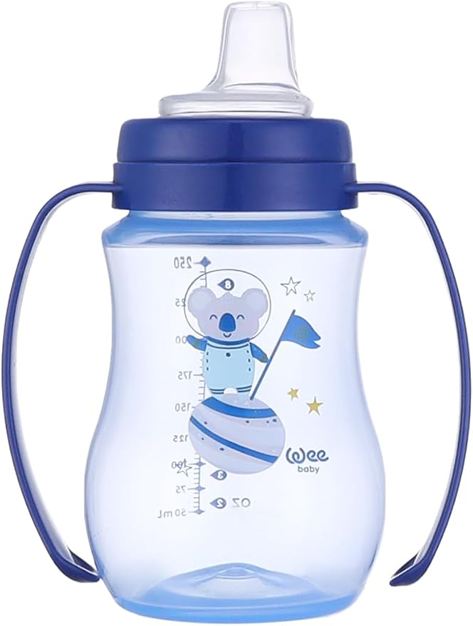 WEE BABY NON SPILL CUP WITH HANDS 125ML